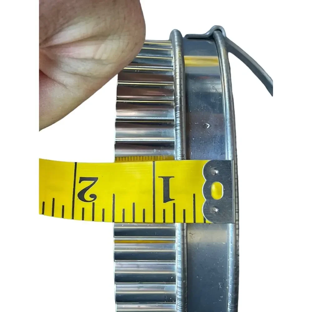 MATFER BOURGEAT Pro Stainless Steel Round Fluted Cutter 130mm 5 1/8